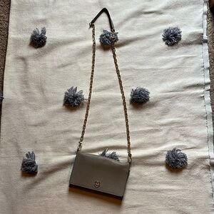 Tory Burch leather wallet on chain